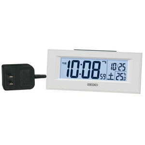 �Z�C�R�[�N���b�N(Seiko Clock) �u���v �ڊo�܂����v �d�g �� �f�W�^�� LED�o�b�N���C�g 64x154x39mm DL218W