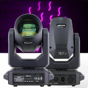 YUERLT 200W LED �ړ��w�b�h���C�g �����O�r�[��+�X�|�b�g+18��]�v���Y��+���C���{�[ 12 GOBO 8 �J���[�G�t�F�N�g Dj DMX �X�e�[�W���C�g �f�B�X�R�o�[
