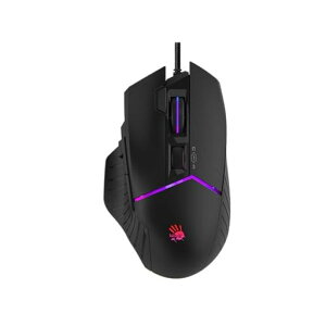 Bloody W95BR Max Extra Fire �Q�[�~���O�}�E�X - 12,000 CPI�ABC3332-A�Z���T�[�A2000Hz���|�[�g���[�g�A4M�I���{�[�h�������ARGB�o�b�N���C�g�A���߉\��LOD�A��������A�l�ԍH�w�Ɋ�Â����f�U�C��