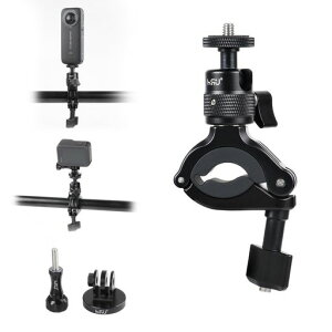 HSU�o�C�N�E���]�ԃn���h���}�E���ggopro�o�C�N�}�E���g�A���~���J�����z���_�[���a8mm-35mm360°�p�x�����\GoPro/FusionSession/DJIOsmo/Insta360
