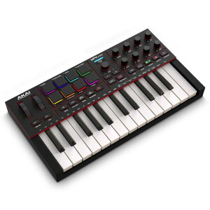 Akai Professional MPK Mini IV 25�� USB-C MIDI�L�[�{�[�h�R���g���[���[ �u���b�N