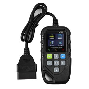 obd2診断機故障診断機自動車スキャンツール故障コードの読み取りと消去5-20V車両情報を表示1.8インチカラースクリーン13言語をサポート