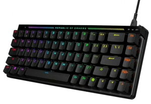 ASUSROGFalchionAceHFX�Q�[�~���O�L�[�{�[�h���s�b�h�g���K�[���C���L�[�X�C�b�`65%���C�A�E�g�L�[�{�[�h�L���|�[�����O���[�g8000Hz���������Q�[�~���O�L�[�{�[�h�É��J�o�[�P�[�X�t��Aura