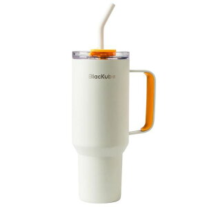 Blackube�^���u���[��e��1200ml�^��f�M24���ԕۗ�ۉ����ڂ�Ȃ��X�g���[�t���^���u���[�n���h��&�W�t���L��������ꐴ���ȒP�A�E�g�h�A/�E��p�I�����W�N���[��
