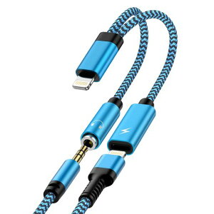 HaoanoiPhone�C���z���ϊ��A�_�v�^2in1���y+12W�[�dHi-Fi�����C���z���W���b�NLightning3.5mm��҃P�[�u�����C�g�j���O�C���z���ϊ��A�_�v�^�[�}���[�d/���y�Đ����ϋv�i�C����iPhone