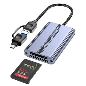 MOGOODCFexpressJ[h[_[AUSB3.210GbpsCFexpressTyepBJ[h[_[AiPhone15ProAiPadProAPCAbvgbvAX}[gtHA^ubgRs[^ƌ݊̂USB