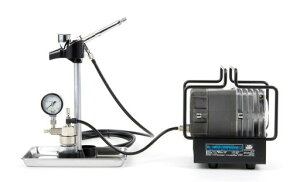 GSIクレオス(GSICreos)リニアコンプレッサーL7「プラチナブラシ・圧力計付レギュレーターセット」(エアブラシ塗装用)PS309