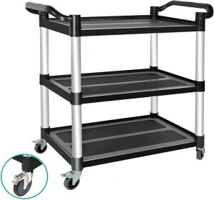 TUIYIDUO�T�[�r�X���S���c�[���J�[�g�L�b�`�����S��3�i�ω׏d270KG�u���b�N�L���X�^�[�t���ω׏d�v���X�`�b�N�y�ʐÉ��v���X�`�b�N���Ɩ��p�K���[�W���[�H����[�u���b�N�������^�����