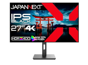 JAPANNEXT27C`j^[4KUHD3840x2160𑜓xIPSBLACKfBXvC(HDMI/DisplayPort/Xs[J[/VESAΉ/u[CgJbg)JN-272IPSB4FLUHDR