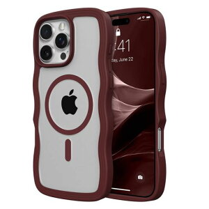 ZTOFERAiPhone16ProMax�P�[�X�p�yMagSafe�Ή��z�L���[�g�ȃE�F�[�u�̓������}�b�g�X�}�z�P�[�X�����p���̎q�p�j���piPhone16ProMax�P�[�X���C�����b�h�N���A