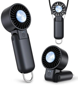 ハンディファン冷却プレートハンディ扇風機【-20°C瞬間冷却・超高速大風量・5in1】携帯扇風機強力5段階風量調節せんぷうき扇風機静音小型最大15H連続作動接触冷感ハンディーファンペル…
