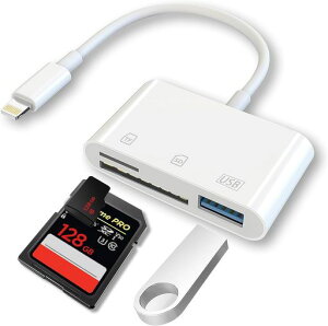 iphonesdJ[h[_[USBA_v^3in1J[h[_[yKMFiFؕizʐ^t@CɎgpo̍f[^]ݒsviPhone/iPad/J/J[R[_[Kp