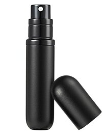 SINNMAO アトマイザー 詰め替え ポータブル クイック 香水噴霧器 携帯用 詰め替え容器 香水用 ワンタッチ補充 香水スプレー パフューム プシュ式 (ブラック-Y5)