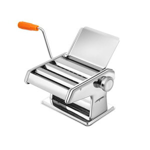 Poafamxパスタマシン手動製麺機3カッター2-3/4-5mm/8-9mm6段階厚み調整ステンレス洗浄簡単うどん/スパゲティ/そば/中華麺/ラーメンなどパスタメーカー家庭用業務用(3カッター)