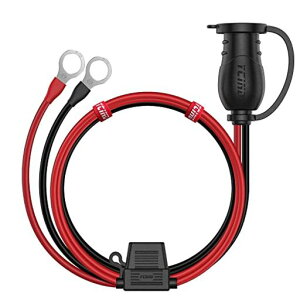 ヒューズ付きシガーソケット延長ケーブル車両延長コードバッテリーから電源を取るのに便利3M超長絶縁性よく&耐熱&腐蝕耐え安全安心使用(丸端子コード)