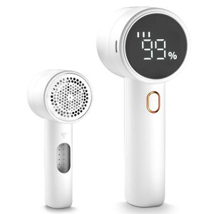 【2025年モデル毛玉取り】FrSara毛玉取り電動けだまとり毛玉クリーナー液晶ディスプレイ付き3段階のスピード調整強力6枚刃Type-C充電式安全装置様々な衣類靴下旅行自宅用