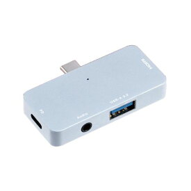 ナカバヤシ(NAKABAYASHI) DIGIO2 TYPE-C ドッキングステーション USB TYPE-C ×1 TYPE-A ×1 HDMI ×1 3.5MM 4極 ×1 シルバー Z0140