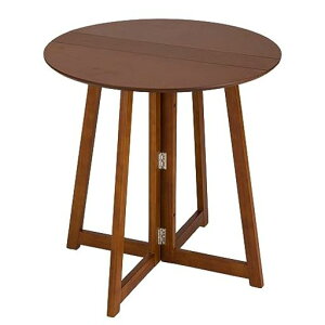 �h�E�V�V���܂肽���݃e�[�u���_�C�j���O�e�[�u���ۉ~�`75cm�V�R�ؐ������k���_�[�N�u���E����75x���s75x����72cmNDT75R-BR1~2�l�p��l��炵�T�C�Y�����ߏȃX�y�[�X��������Ƃ������Łc