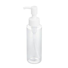 貝印(KAI CORPORATION) ポンプボトル100ML ボトル 化粧ボトル ぼとる 透明 容器 ポンプ ぽんぷ 旅行 トラベル YOU TIME (シャンプー・リンス等の使用に) 1個