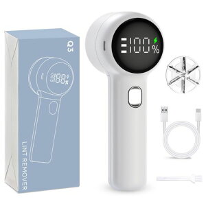 【2025新登場アップグレード版人気&LCD画面&替え刃付属】毛玉取りけだまとり電動毛玉カッターLCD液晶ディスプレイ付き3段階のスピード調整Type-C充電式強力6枚刃替え刃1枚付属毛玉取りの大…