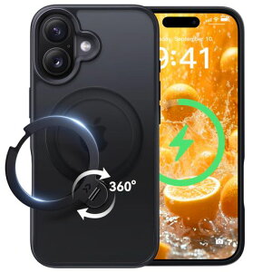 �y2026�ō�����&��_360�x��]�zCASEKOO iPhone 17 �p �P�[�X MagSafe�Ή� �ČRMIL�K�i 360°�S�����ϏՌ� �y���c�����E�p�x���R�����z �ő�25W�}���[�d�Ή� �w��h�~/�}�b�g�d�グ/���ϖh�~/������ �c