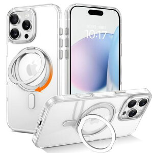 DOMAVERiPhone16ProMaxpP[X360°]X^hcΉO}OlbgMagSafeΉωiPhone16ProMaxP[XCX[dΉČRMILKiϏՌwh~