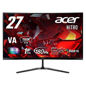 AcerNitropȃQ[~Oj^[27C`tHDVA180Hz1msNTSC72%AMDFreeSyncPremiumHDR10VRBHDMI2.0DisplayPort1.4