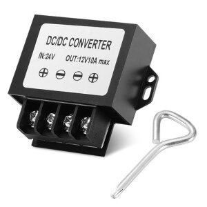 Mzhou120WDC-DCXebv_ERo[^24V~12V10A-CXg[hCo[tAԁALEDƖACCTVVXep(ߕוی)tphCo[t
