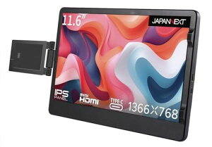JAPANNEXT11.6C`oCj^[IPSplFWXGA1366x768𑜓x(TypeC/MACPCΉ/sRGB100%/)JN-MDO-IPS116