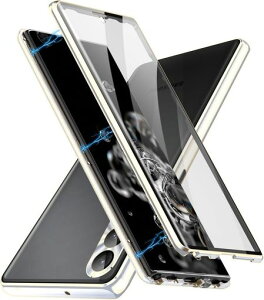 Xperia10V���ʃK���X�P�[�X�N���A[SOG11SO-52D]�J�o�[�G�N�X�y���A10V�P�[�X�A���~�o���p�[�X�}�z�P�[�X�w�ʔ������S�ʕی�Xperia10V�p�P�[�X�t���J�o�[�J���������Y�ی샍�b�N�t���蒠�^