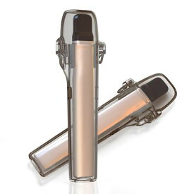 ケース、forDR.VAPEModel3、保護ケース、ドクターベイプ3との互換性あり、収納カバー充電方便吸收衝擊(透明な黒)