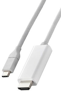 �G���R���ϊ��P�[�u��usbCtoHDMI4K/60Hz2.0m�~���[�����O�Ή��V���R�����b�V�����ϋv�z���C�gMPA-CHDMISM20WH