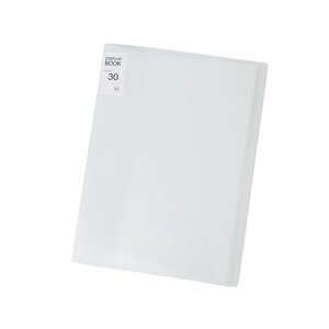 Mikankawaクリアファイルa3ファイル30ページ縦入れダイアモンドアート書類収納防撥水(ホワイト)