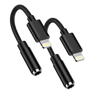 iPhoneCzA_v^WbNLightning-3.5mmCzϊP[uMFiF/2{CzEwbhzA_v^[CgjO3.5mmϊʒ/yΉiPhone14/13/12/11/iPadȂǑΉ