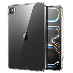 ESR iPad Pro 13�C���` �P�[�X(M5/M4�A2025/2024)��p ���^�y�� �ϏՌ��E�ϗ����ی�E�ω��� �n�C�u���b�h�P�[�X �n�[�h�w�ʂƃ\�t�g�t���[�� Pencil Pro/USB-C�Ή� Classic�V���[�Y �N���A