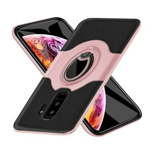 SumsungGalaxyS9PLUSケースリング耐衝撃リング付きスマホリング薄型PCシリコン全面保護360度回転車載ホルダー対応軽量指紋防止傷つき防止スリム薄型スマホケース米軍MIL規格取得ストラップホ…