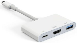 3in1USB-CiPhoneHDMI�ϊ��A�_�v�^�^�C�vciPhone16/15�phdmitype-c�ϊ��P�[�u��4K�o�͏[�d�f�[�^�]���x���Ȃ����������o�̓X�}�z�e���r�ɉf�����S�҂Ɍ���