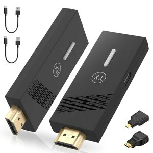 BOIOT���C�����XHDMI���M�@�Ǝ�M�@���^�g�����[�h���[�ɕ֗�������30m����]������2.4/5GWIFI���ݒ���s�v�f�����������o��TV/PC/Mac/Laptop/Window/�J����/�Ď��J�����ȂǑΉ�