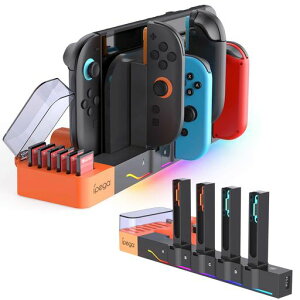 Switch 2�p �W���C�R�� �p�[�d�X�^���h ���^ Joy con �[�d�\ �y�V�o�� - �V��Joy con�p �[�d�Ή��z Tomistan JoyCon 2�p�R���g���[���[���z�[ �d �Ή� 6�䓯���[ �d�\ �X�C�b�`2�p �R���g���[���[ �c