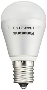 パナソニックEVERLEDSミニクリプトン型LED電球(調光器対応・E17口金・小形電球形・電球40W相当・450ルーメン・昼光色相当)LDA6DE17D