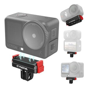 CYNOVAOsmoAction6���C�A�_�v�^�[�}�E���g�Ή�DJIOsmoAction6�A�N�Z�T���[1/4-�g20�R�hAction6�A�_�v�^�[�A���~�����g���x�[�XOsmoAction6/OsmoNano