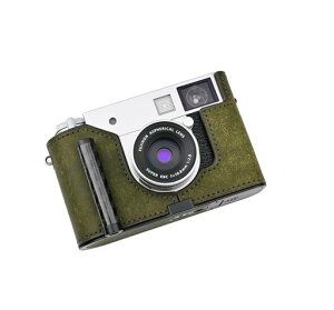 CLChandmade�Ή�fujix-half/fujix-half��p�J�����P�[�X�J�����J�o�[�J�����o�b�O�{�v���w���v�{��+���^���x�[�X�v���[�g+�n���h��(MatteGreen)