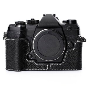 Olympus OM-D E-M5 Mark III��p ���g���Ȗ{�v(���v)����̃n�[�t�P�[�X �J�����ی�J�o�[�K�pOlympus E-M5 3 ��ʊJ�� �d�r���� �O�r���t���\�L�Y ���Ֆh�~ (���F)