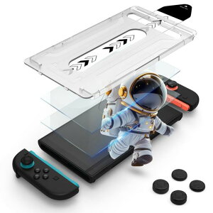 CloudValley Switch 2�p�t�B���� ���t���L�b�g�t�� Nintendo Switch 2�Ή� �K���X�t�B���� �w��h�~ �t���ی�t�B���� 9H�d�x �C�A�h�~ �o���v�h�~ �����x�^�b�`