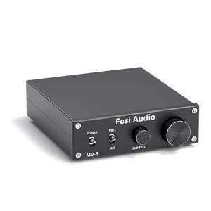 Fosi Audio M03 �T�u�E�[�t�@�[�A���v 200W TPA3255D2 �~�j�X�e���I�p���[�I�[�f�B�I�A���v HI-FI���^ �f�W�^���v�����C�� �N���XD ���V�[�o�[�x�[�X�p�b�V�u�X�s�[�J�[������ �ƒ�p