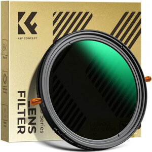 K&F CONCEPT 67mm ND2-32&CPL�t�B���^�[ ���@�\�t�B���^�[ 2in1 �ꖇ��� ����+�Ό����� ����24�w�i�m�R�[�e�B���O �h�������L�Y�h�~ ��ND �Ό� (NANO-D�V���[�Y)