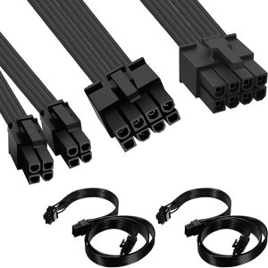 DAOKAI EVGA�pCPU�P�[�u���AT2 T3 G+ G2 G3 G5 G6 GA GM GT P2 P3 P5 P6 P+ (60cm+20cm)�p8�s��-8�s��&4+4�s���Y-�YEPS CPU�d���P�[�u��60cm/23.62in