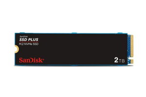 SanDisk SSD Plus 2TB�AM.2 2280 PCIe Gen3 NVMe SSD�A�ő�3200MB/�b�̓ǂݎ�葬�x�B, SDSSDA3N-2T00-G26