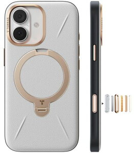 TORRASiPhone17�p�P�[�X�y�V���o���U�[�E�X�L���^�b�`�zOstandQ3���U�[�g�[��MagSafe�Ή������O�X�^���h360°��_��]�c�����Ή��}�O�l�b�g���ڊv�J�����R���g���[���{�^���ČR�K�i�ϏՌ��w��c