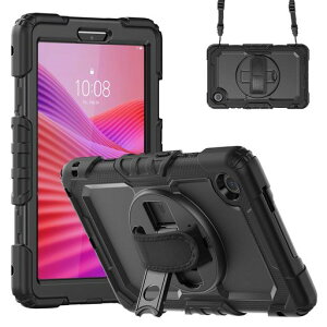 TIODIO �Ή��P�[�X Lenovo Tab One 8.7�C���` �P�[�X 2025�N���f�� ZAF00066JP / ZAF10040JP/ ZAF00177JP/ ZAF10115JP ��p �ϏՌ� �S�ʕی�J�o�[ 360°��]�X�^���h